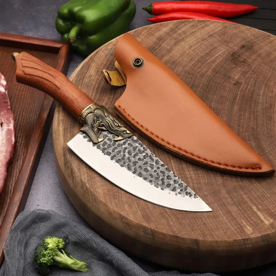 Hand Forged Butcher Knife
