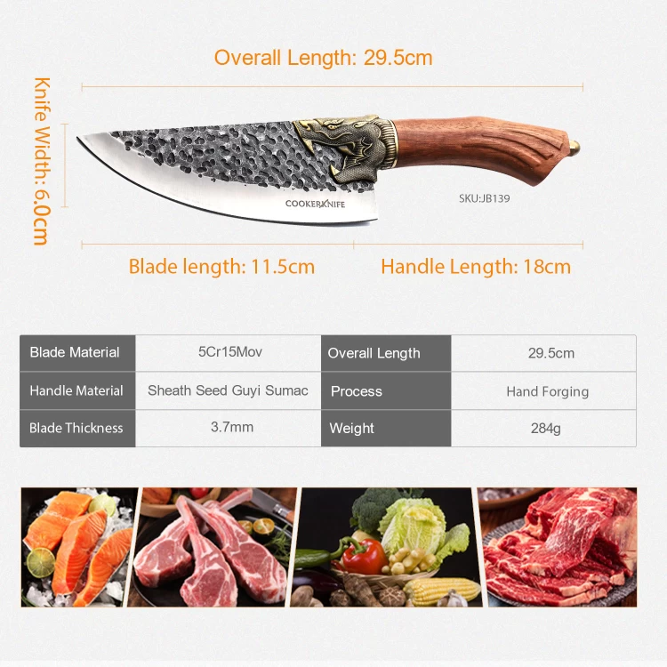 Handmade Butcher Knife