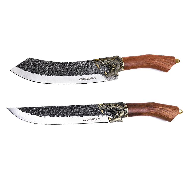 Cookerknife Forged Cleaver Knife Chefs Knife for kitchen Cooking with Sheath