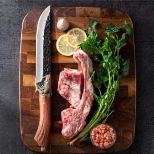Hand Forged Camping Cooking Knife