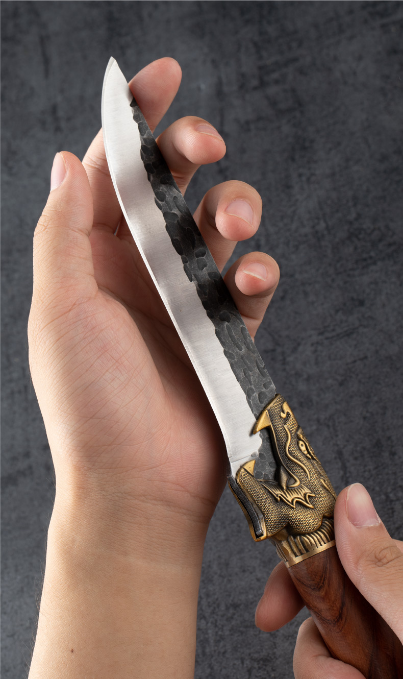 Hand Forged Vegetable Cleaver Knife Forged Paring Knife Pericarp knife